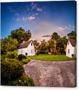 Sunset At The Tabby Slave Quarters Canvas Print