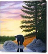 Sunset Bear Canvas Print