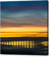 Sunset Blur Canvas Print