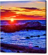 Sunset Carmel By The Sea Canvas Print