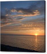 Sunset From Antelope Island Canvas Print