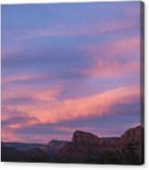 Sunset From Bell Rock Trail Canvas Print