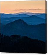 Sunset In The Black Hills Canvas Print