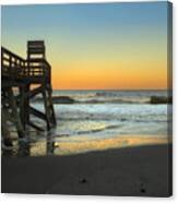 Sunset In The East Canvas Print