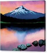 Sunset Lake Canvas Print