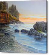 Sunset Mystic Beach Canvas Print