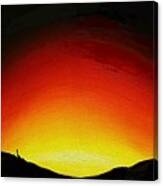 Sunset Of The Congo Canvas Print
