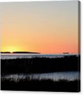 Sunset On Orcas Island Canvas Print