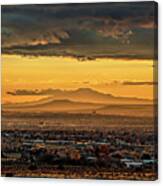 Sunset Over Albuquerque Canvas Print