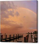 Sunset Rainbow Canvas Print