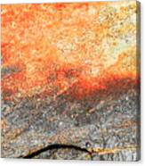 Sunset Rock Scene Canvas Print