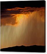 Sunset Thunderstorm Canvas Print