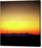 Sunset Tucson Arizona Canvas Print