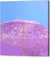 Sunshade In Pastel Color Canvas Print