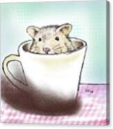 Super Cute Hamster Canvas Print