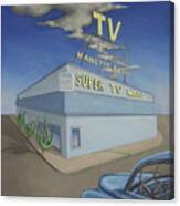 Super Tv Mart Canvas Print