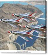Supersonic Thunderbirds Canvas Print