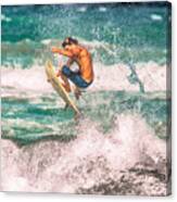 Surfer Air Canvas Print