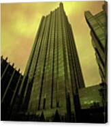 Surreal View Of Ppg Plaza Pittsburgh Canvas Print