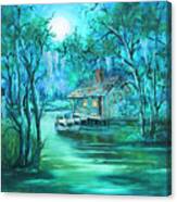 Swamp Moon Canvas Print