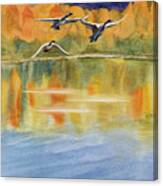Swan Lake Revisited Canvas Print