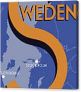 Sweden, That Is The Place Canvas Print