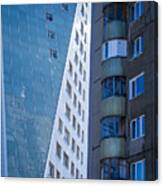Synergy Between Old And New Apartments Canvas Print