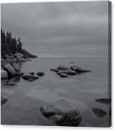 Tahoe In Black And White Canvas Print