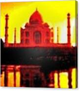 Taj Mahal Monument Of Love Canvas Print