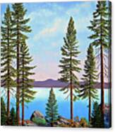 Tall Pines Of Lake Tahoe Canvas Print