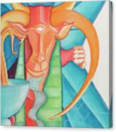 Tarot Devil Canvas Print