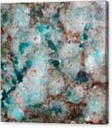 Teal Chips Canvas Print