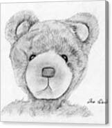 Teddybear Portrait Canvas Print