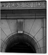 Telephone Building In New York City Canvas Print