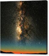 Texas Milky Way Canvas Print