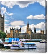 Thames River In London Canvas Print