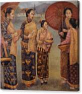 That Luang Festival Of Luang Prabang Canvas Print