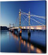 The Albert Bridge, London Canvas Print