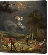 The Annunciation To The Shepherds Canvas Print