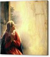 The Annunication Virgin Mary Archangel Gabriel Canvas Print