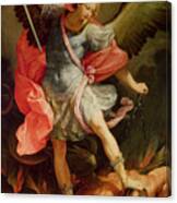 The Archangel Michael Defeating Satan Canvas Print