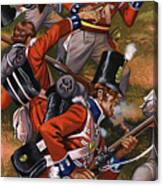 The Battle Of Corunna Canvas Print