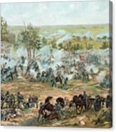 The Battle Of Gettysburg Canvas Print