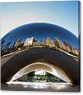 The Bean's Early Morning Reflections Canvas Print