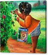 The Berry Girl Canvas Print
