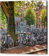 The Bicycles Of Amsterdam Canvas Print