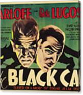 The Black Cat Classic Horror Movie Poster 1934 Canvas Print