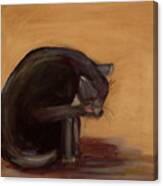 The Black Cat Canvas Print