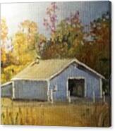 The Blue Shed Canvas Print