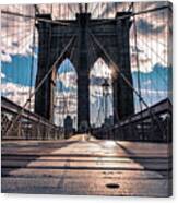 The Brooklyn Bridge - New York - Travel Photography Canvas Print